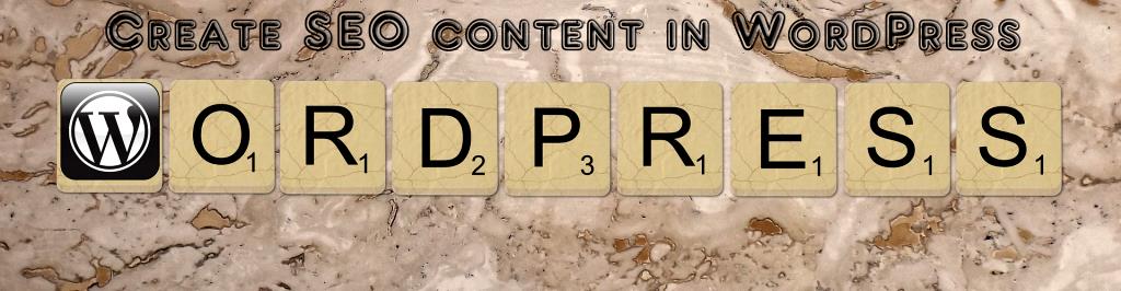 CreateSearch engine optimization content in WordPress Create SEO content